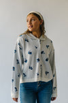 The Bevan Floral Button-Up Sweater in Ivory Combo