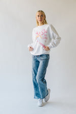 The Ski Ya Later Sweatshirt in White