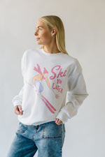 The Ski Ya Later Sweatshirt in White