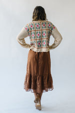 The Kelbie Crochet Cardigan in Oatmeal