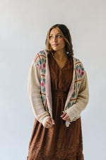 The Kelbie Crochet Cardigan in Oatmeal