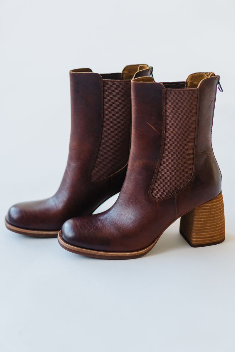 The Arline Boot in Dark Brown