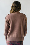 The Stutler Drop Shoulder Sweater in Mauve