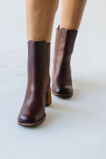 The Arline Boot in Dark Brown