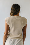 The Berryman Short-Sleeved Sweater in Cream