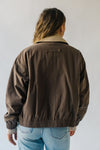 The Putnam Bomber Jacket in Chocolate + Taupe