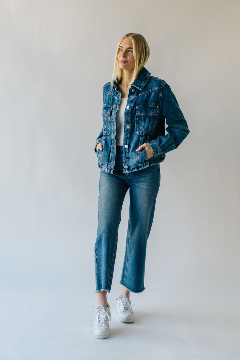 Free People: Jade Denim Jacket in High Dive