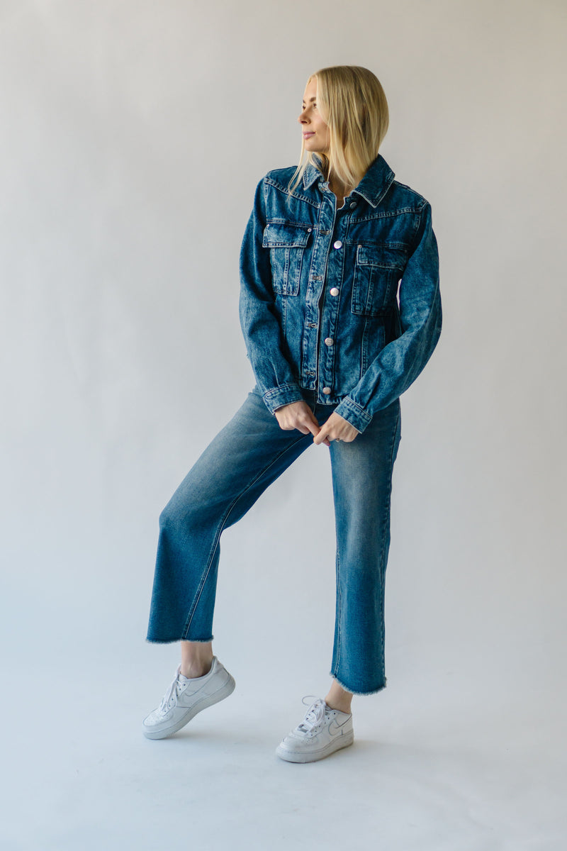 Free People: Jade Denim Jacket in High Dive