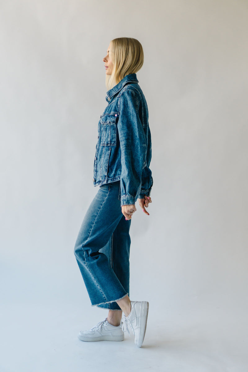 Free People: Jade Denim Jacket in High Dive