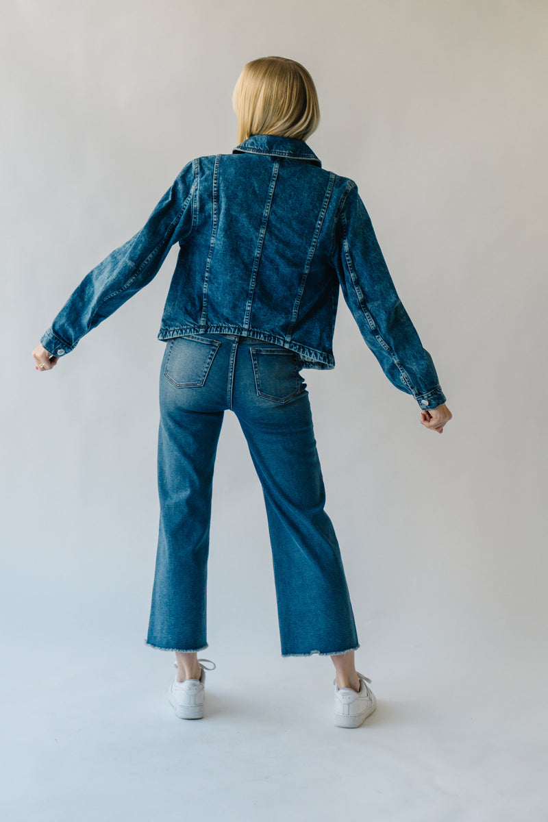 Free People: Jade Denim Jacket in High Dive