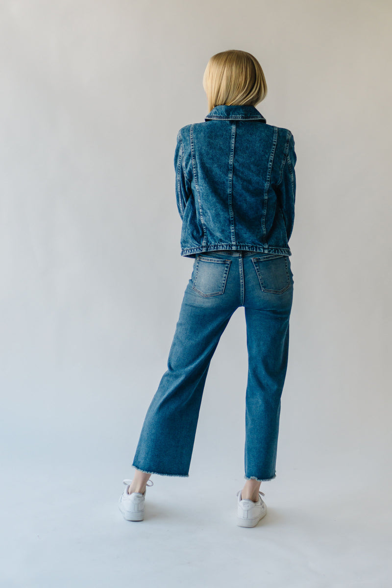 Free People: Jade Denim Jacket in High Dive