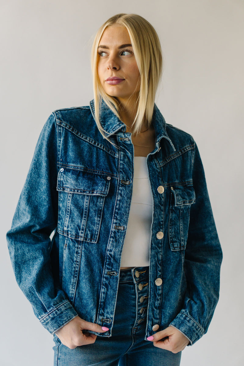 Free People: Jade Denim Jacket in High Dive