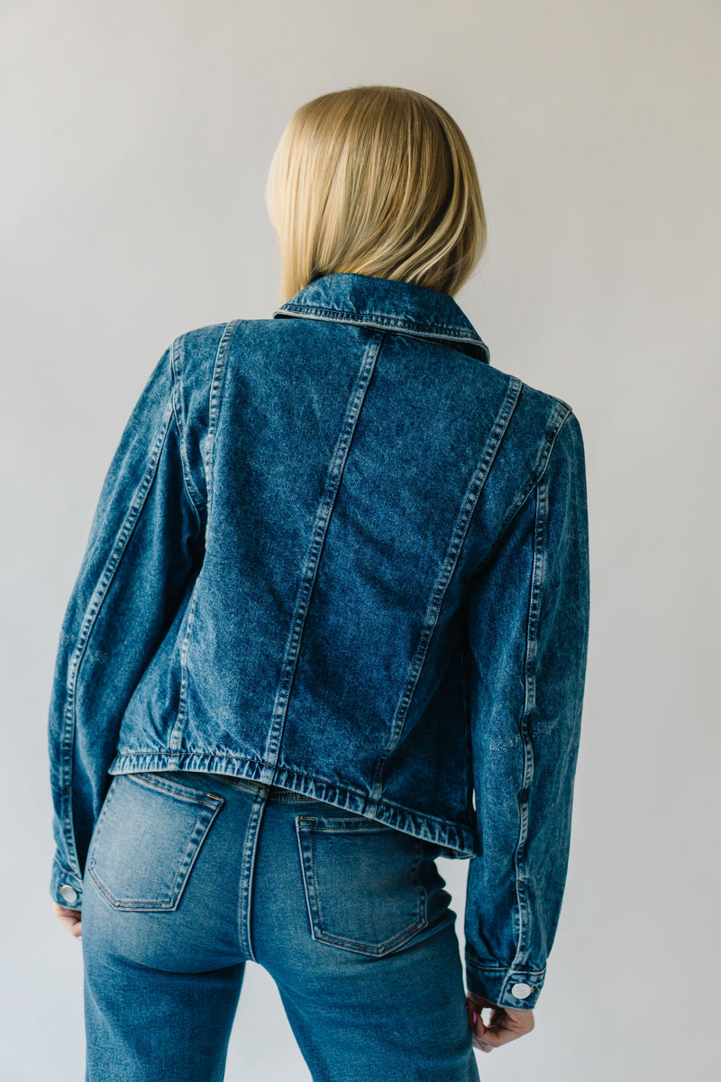 Free People: Jade Denim Jacket in High Dive