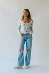 Free People: Clover Printed Thermal in Ivory Combo