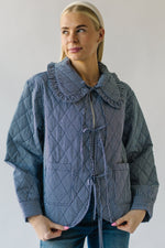 The Dowdy Checkered Jacket in Midnight