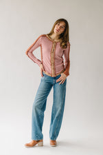 Free People: We The Free Instant Classic Tee in Pink Combo