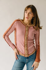 Free People: We The Free Instant Classic Tee in Pink Combo