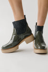 Dolce Vita: Saline H20 Booties in Olive