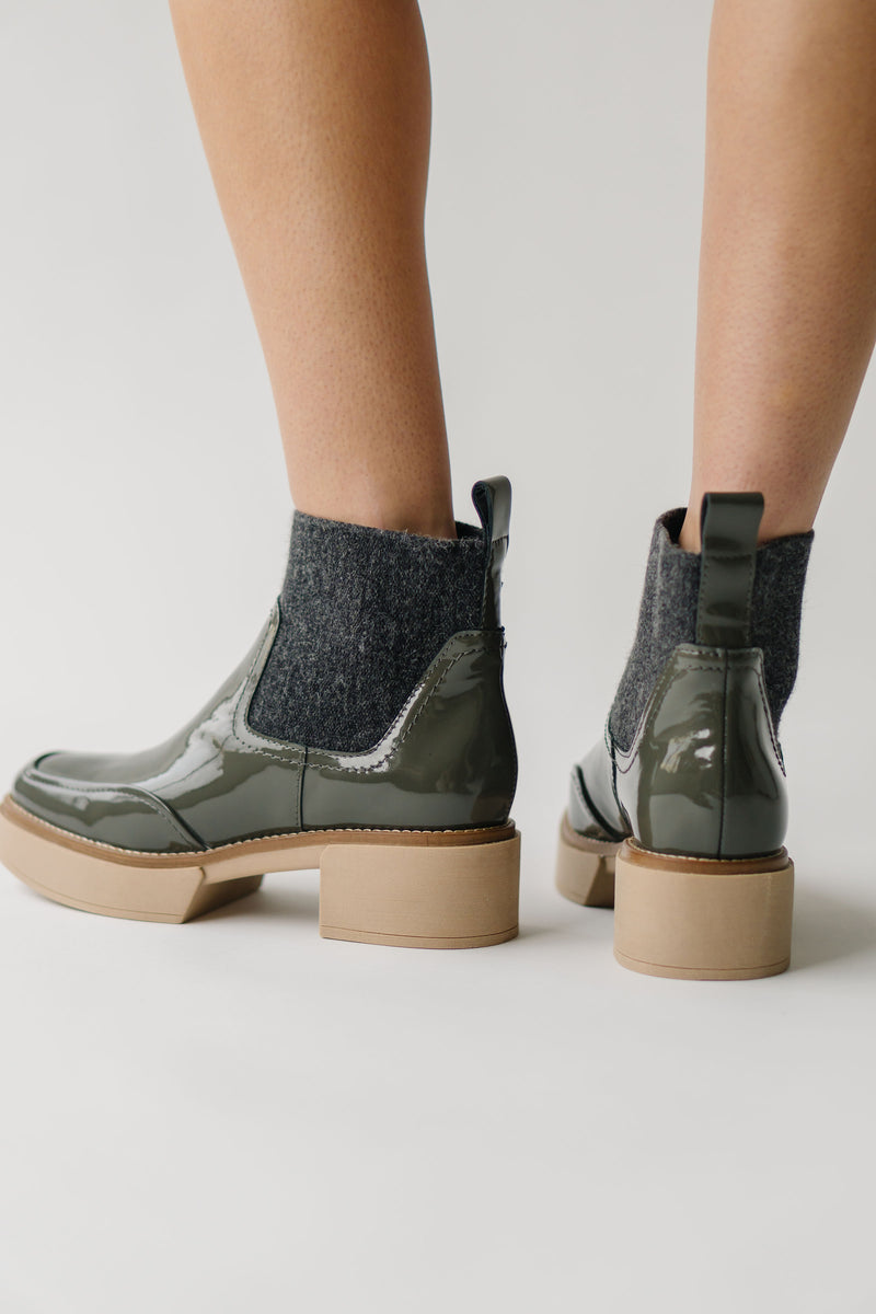 Dolce Vita: Saline H20 Booties in Olive