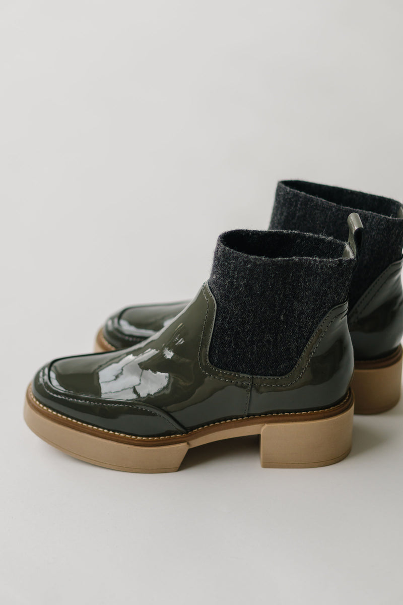 Dolce Vita: Saline H20 Booties in Olive