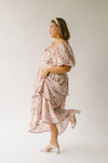 The Fossitt Tiered Floral Maxi Dress in Cocoa