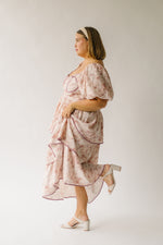 The Fossitt Tiered Floral Maxi Dress in Cocoa