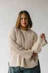 The Una Textured Sweater in Cream