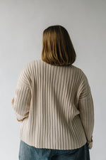 The Una Textured Sweater in Cream