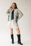 The Zanola Floral Patterned Jacket in Cream Multi