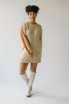 The Sharrow Two Tone Sweater in Sand