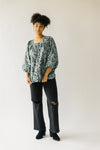 The Piester Floral Textured Blouse in Sage