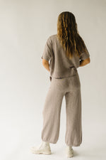 The Arrington Relaxed Sweater Set in Taupe
