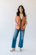 Free People: Claudine Vest in Candied Melon Combo