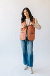 Free People: Claudine Vest in Candied Melon Combo