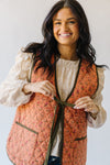 Free People: Claudine Vest in Candied Melon Combo