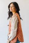 Free People: Claudine Vest in Candied Melon Combo