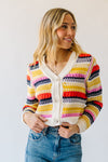 The Rewis Striped Cardigan in Multi