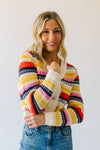 The Rewis Striped Cardigan in Multi