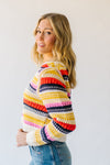 The Rewis Striped Cardigan in Multi