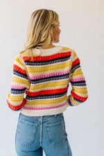 The Rewis Striped Cardigan in Multi