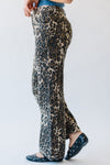 The Foskey Straight Leg Pant in Leopard