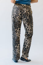 The Foskey Straight Leg Pant in Leopard