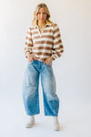 Free People: Good Luck Mid Rise Barrel Jean in Barnyard Blue