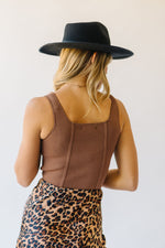 The Argos Cropped Tank in Mocha