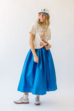 Free People: Emilia Full Skirt in Lake Victoria