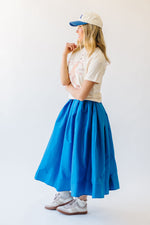 Free People: Emilia Full Skirt in Lake Victoria