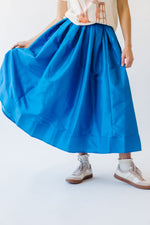 Free People: Emilia Full Skirt in Lake Victoria