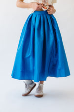 Free People: Emilia Full Skirt in Lake Victoria