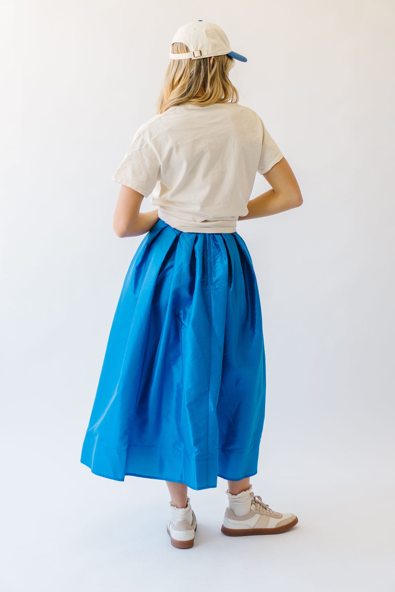 Free People: Emilia Full Skirt in Lake Victoria