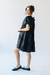 The Gibby Textured Jacquard Dress in Black